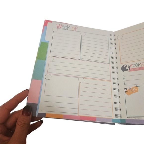 Reminder Binder Gratitude Finder Journal Planner Spiral Notebook - Picture 4 of 5